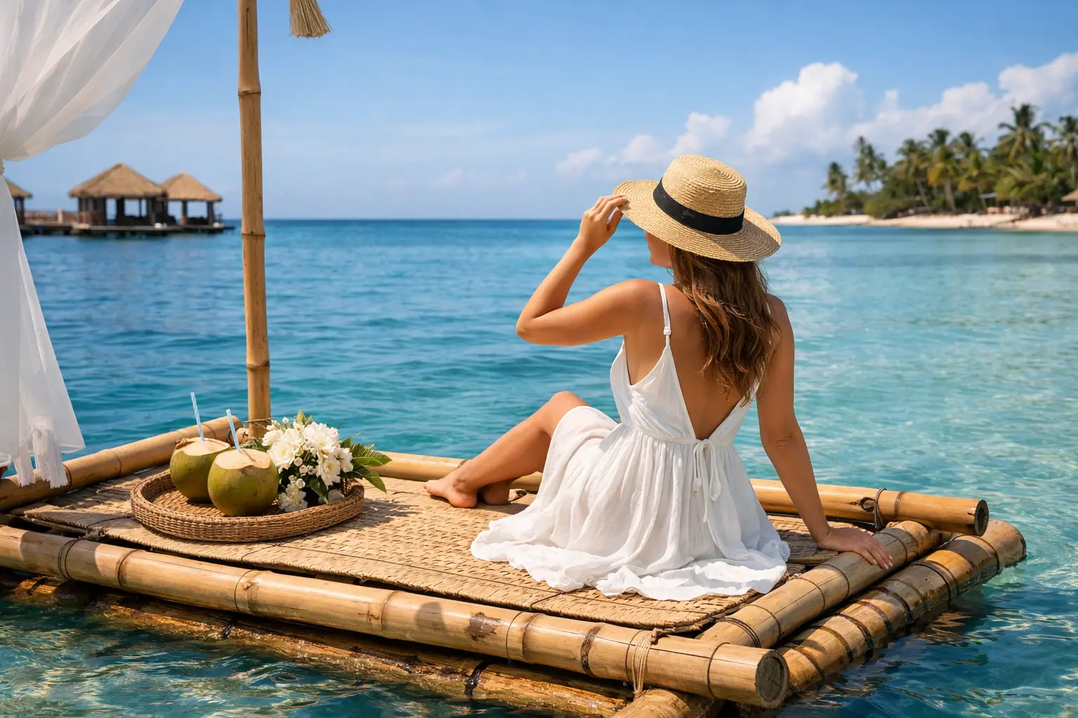 Bamboo Raft Photoshoot Aruba: What to Expect