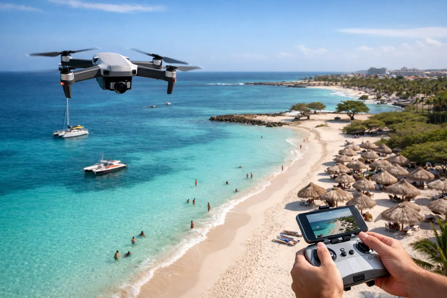 Drone Vacation Photography Aruba Tips