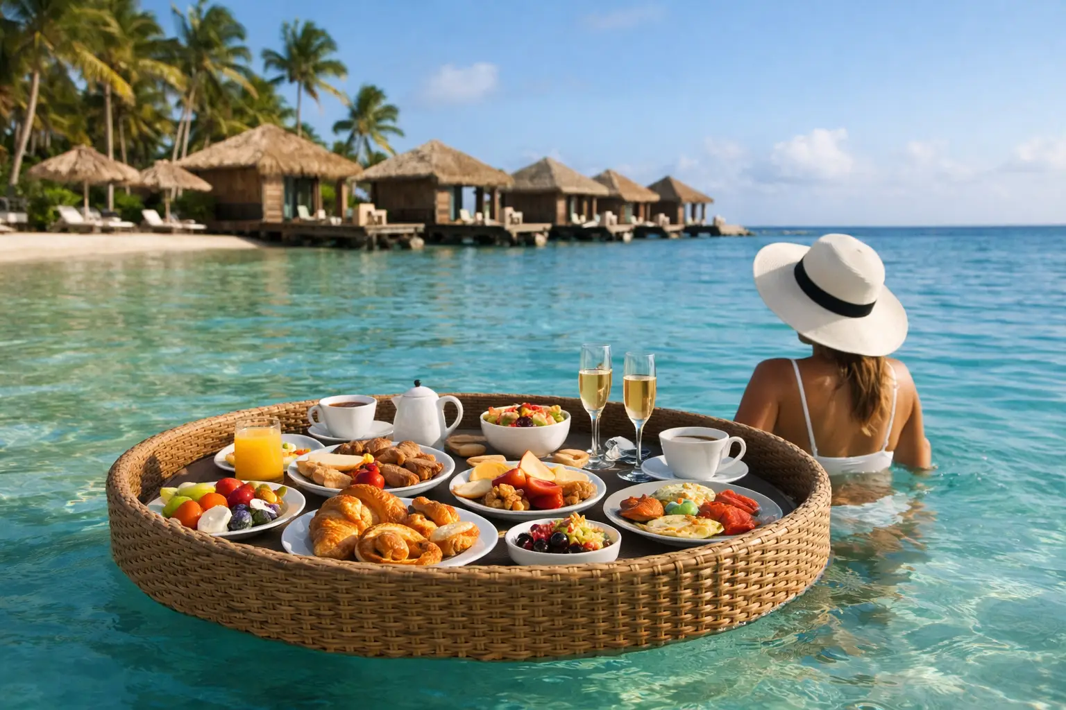 How to Style Floating Breakfast Photos in Aruba