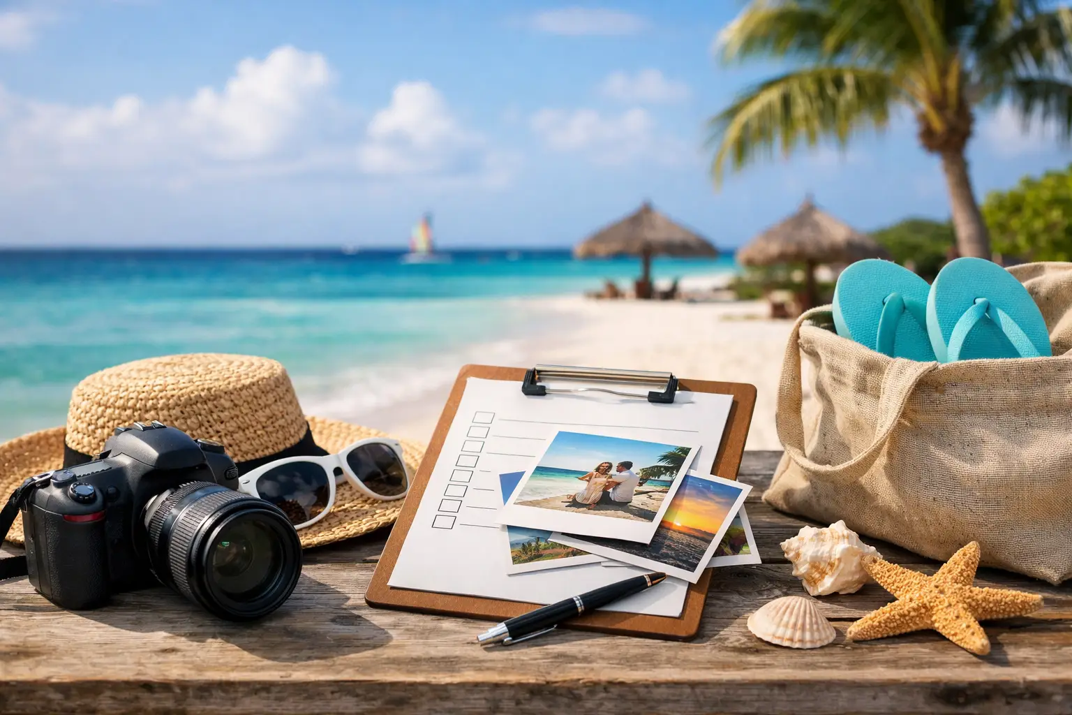 Vacation Photo Package Checklist for Aruba
